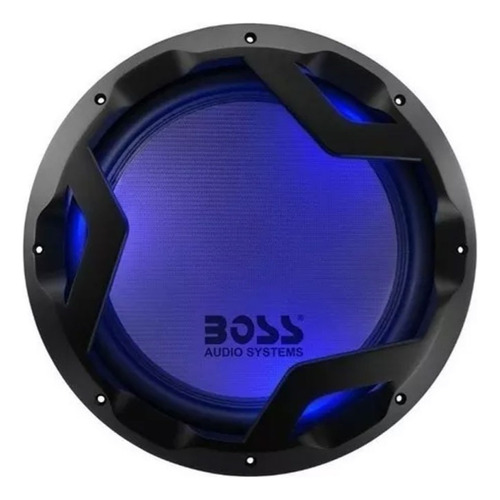 Subwoofer Boss Led Azul 12 Pulgadas 1600w 2 Bobinas 4ohms