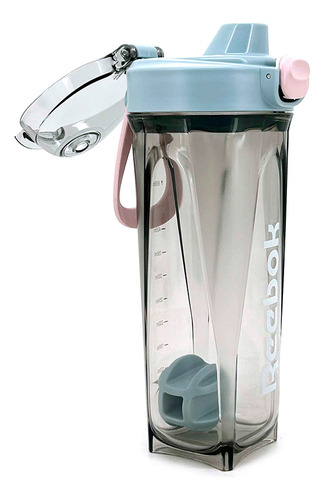 Botella Vaso Shaker Reebok 650ml Mezclador Proteina Con Asa