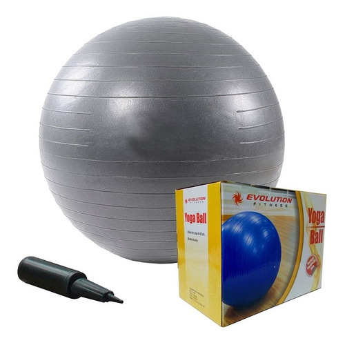 Pelota Pilates Evolution Con Inflador 55 Cm