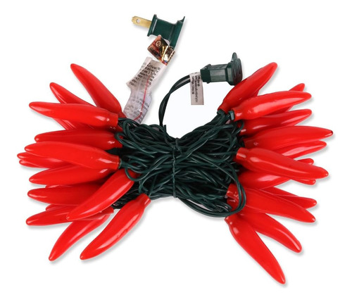 Lidore Chili Pepper String Light Verano Cocina Jardin Patio