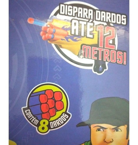 Imagem 5 de 7 de Brinquedo Infantil Supershot Lança Dardos Pistola Nerf
