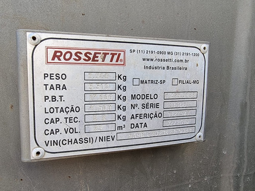 Imagem 8 de 15 de Bi-caçamba Rossetti Ano 2019 Sem Pneus Levtec