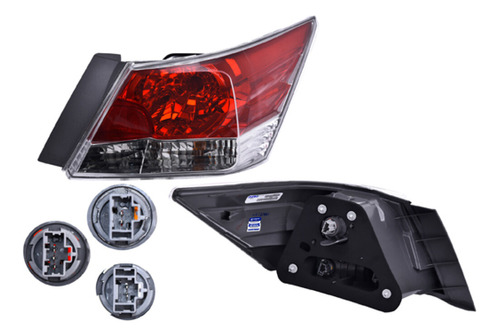 Calavera Honda Accord 2008 - 2011 Derecha 4 Puertas Qwe