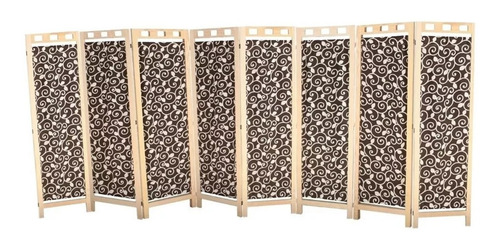 Imagen 1 de 2 de Biombo De Madera 8 Paneles Consultorio Mapara Tienda De Ropa