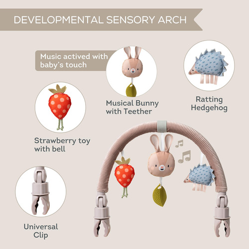 Arco De Actividad Para Bebés Adaptable A Cochecito
