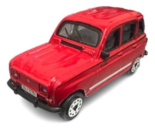 Renault 4 Coleccionable Color Rojo