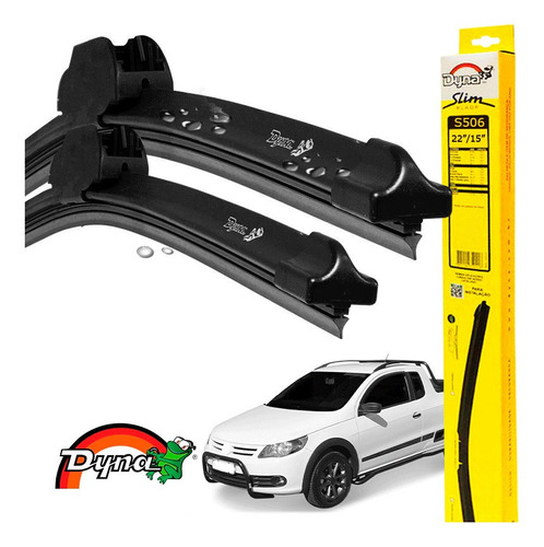 Kit Limpador Parabrisa Original Vw Saveiro G5 2010 A 2012