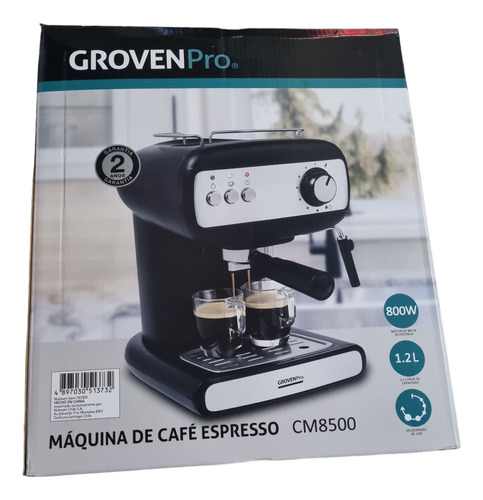 Maquina De Café Espresso Grovenpro Cm8500 1.2l 800w