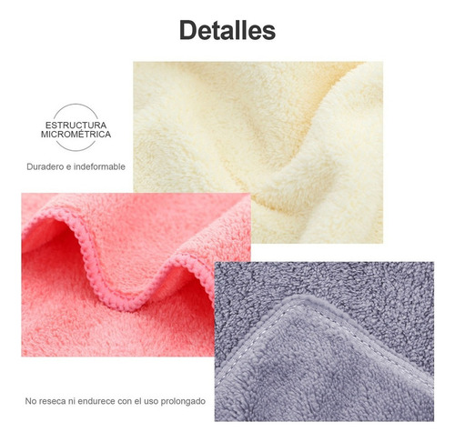 Jj 5 Pcs Toallas Baño Completo Grande Microfibra 70*140cm