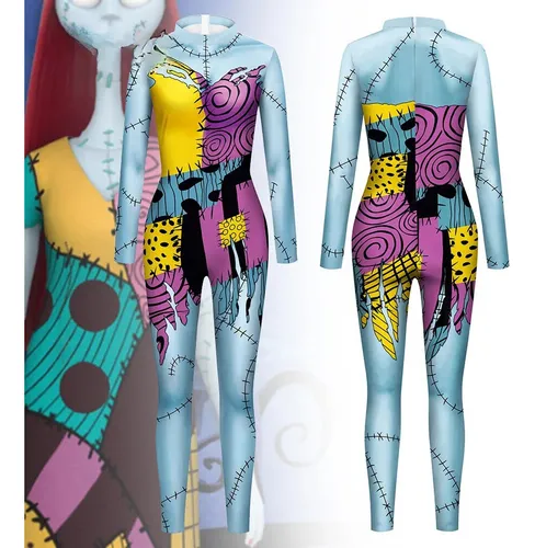 Vestido De Cosplay De Nightmare Sally Skinny Mono Skellingto