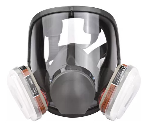 Máscara De Gas De Protección Facial Para Pintura Y Pulido