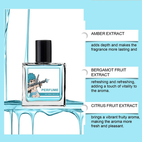 Perfume Spray Cologne Lasting Elegant Alluring Cologne 50ml
