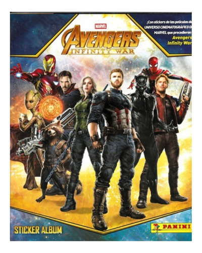 Álbum Marvel Avengers Infinity War Completo A Pegar Panini