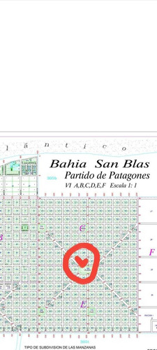 Imagen 3 de 4 de Lote Terreno Venta Bahia San Blas Patagones Pesca Mar Playa