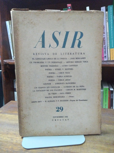 Asir. Revista Literaria Nº 29 (uruguay)