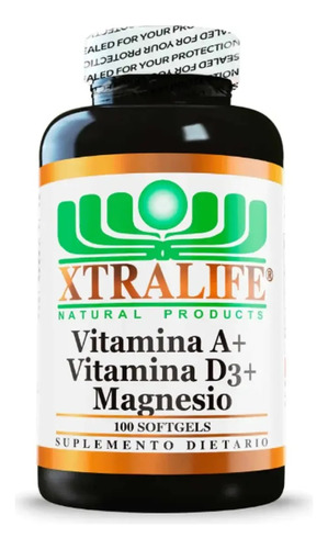 Vitamina A + Vitamina D3 + Magnesio - Unidad a $570