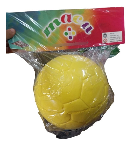 Pelota Futbol Macu Goma Espuma 18 Cm