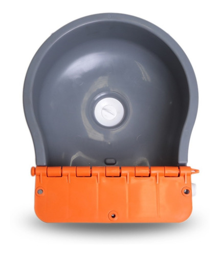 Bebedouro Automático C/ Boia Tampa Retrátil Cinza 4 Litros