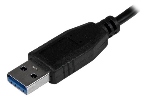 Hub Usb 3.0 Startech St4300minu3 Negro 4 Puertos