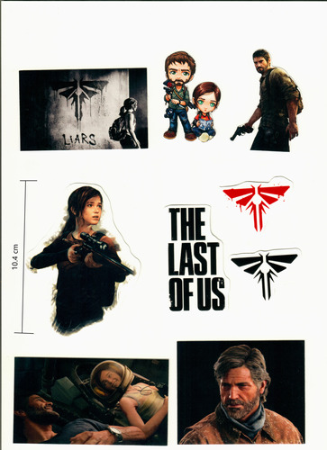 The Last Of Us Stickers X 8