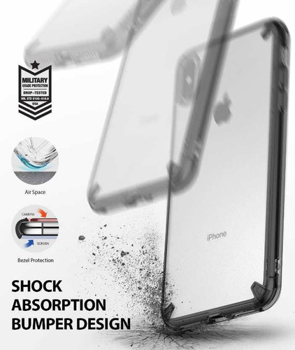 Protector Funda Case Ringke Fusión Bumper iPhone XS Xs Max