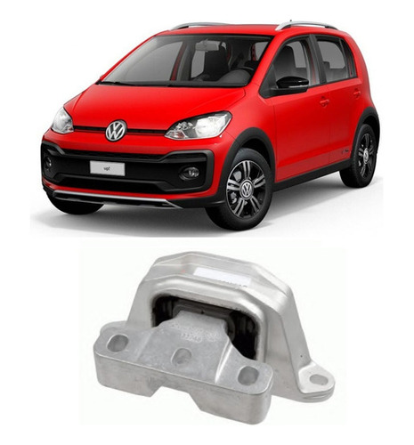 Calço Coxim Direito Motor Com Suporte Vw Up! 1.0