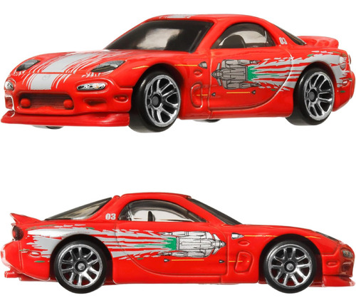 Mazda Rx7 Fast Furious Dominic Toretto Hot Wheels 1/5