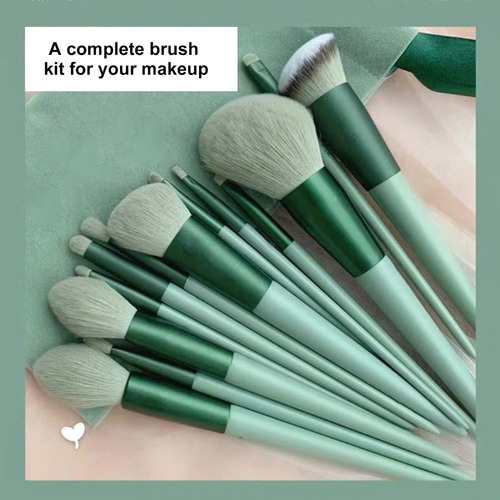 Ri Juego De Brochas De Maquillaje Con Bolsa De