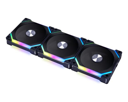 Li Fan Sl120 V2 Rgb Black Triple Pack With Controller Uf Sl1