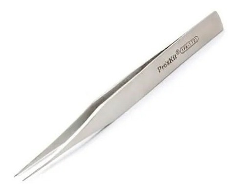 Imagen 6 de 8 de Pinza Brusela Extrafina Recta Proskit Pk-112t De Precisión