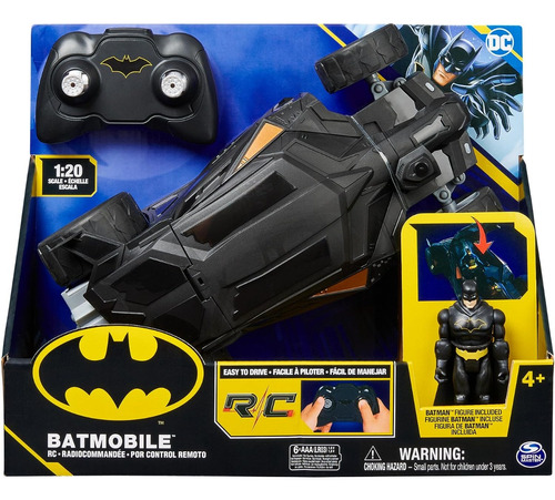 Batman Batimovil R/c  C/figura Escala 1:20 92308 Srj