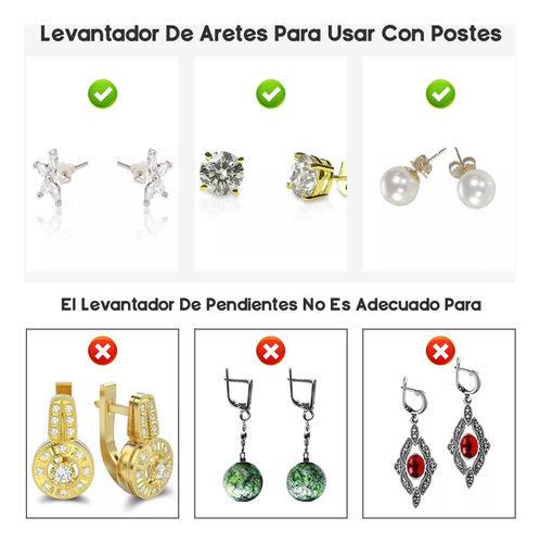 2 Pares De Levantadores De Brincos Ajustáveis, Levantadores