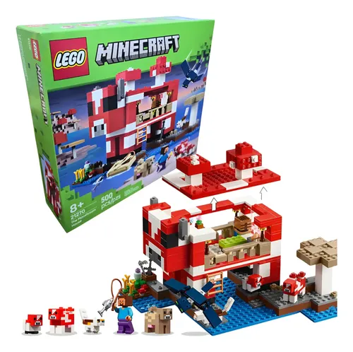 ミニカゴ Lego Minecraft A House Cogumelo-vaca 21270 | MercadoLivre