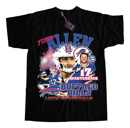 Remera Josh Allen Dtf Estampa Grande Calidad Premium