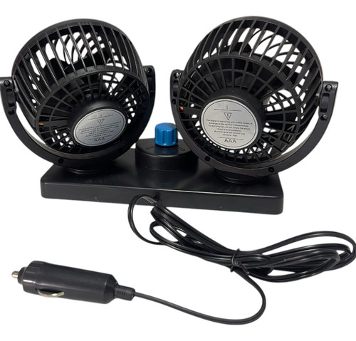 Ventilador Automotivo Duplo Com Ajuste P/ Carro Caminhão 12v