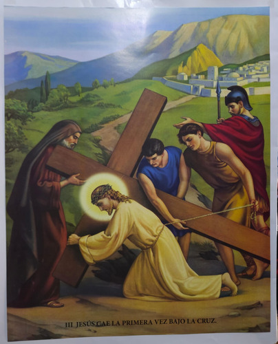 Poster Decorativo Viacrucis 10 Juegos 40x50