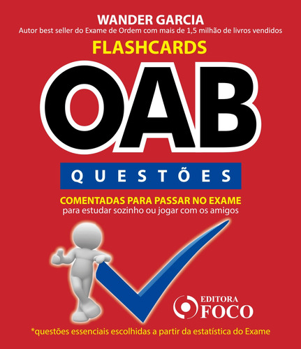 Flashcards oab - questões comentadas para passar no exame da oab, de Trigueiros, Arthur. Editora Foco Jurídico Ltda em português, 2020