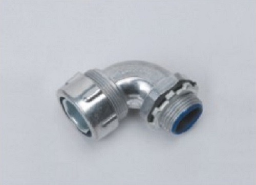 Conector Metálico Galvanizado 90° 1 Pulgada, Precio X 10 U