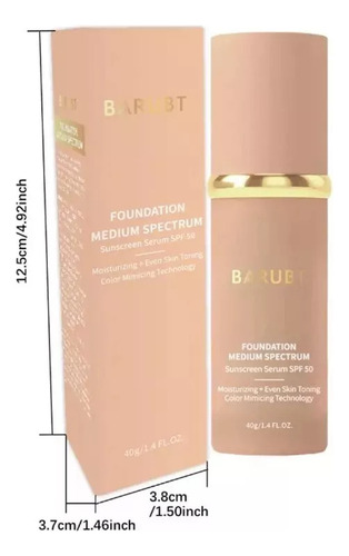 2 Piezas Biomimic Foundation 4 En 1 - Medium Spectrum
