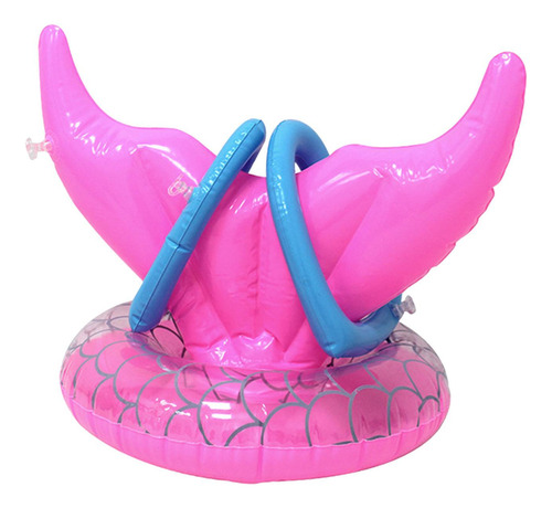 Juego De Lanzamiento Inflable, Verano Con Anillos Con Rosa
