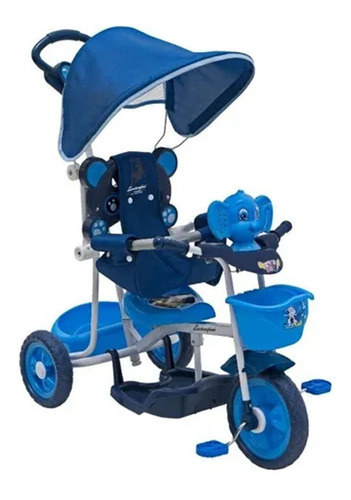 Triciclo Elefante Dencar 7062 azul