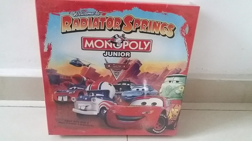 Monopoly Junior De Cars 2 Radiator Springs Mate Rayo Mcqueen