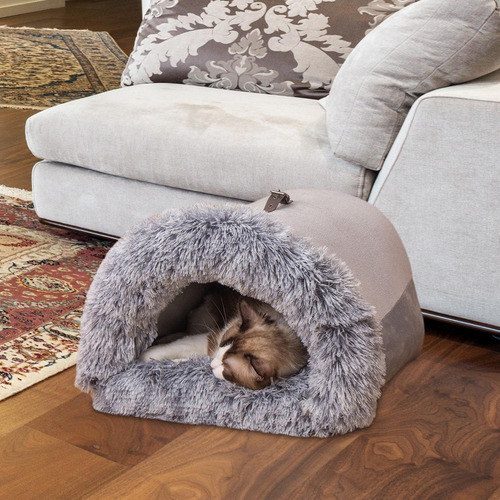 Nido For Gatos Semicerrado, Cama For Gatos, Cueva