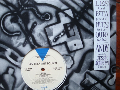 Les Rita Mitsouko Andy 12  Vinilo Usa 87 Mx