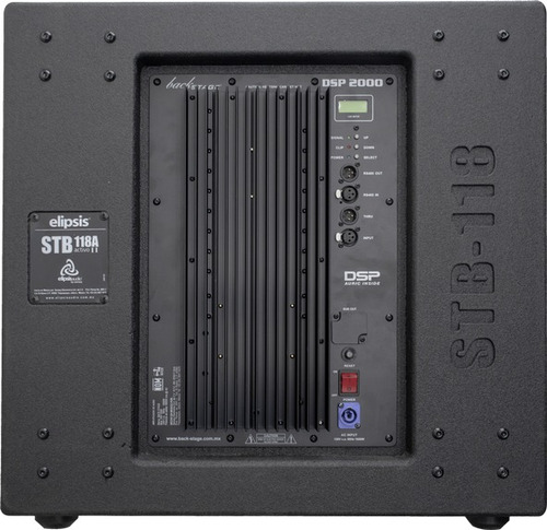 Elipsis Stb-118a Ii Subwoofer Frontal Activo 1x18 Dsp-2000 Color Negro