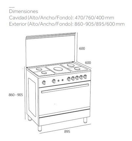 Estufa Teka Fs3rs965gxl Horno Con Convección Acero Inox