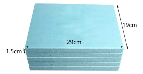 Bloques De Espuma Rectangulares De 5 Piezas Para Accesorio