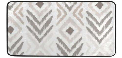 Alfombra Cocina Larga Estilo Bohemio Vintage Color Beige 39