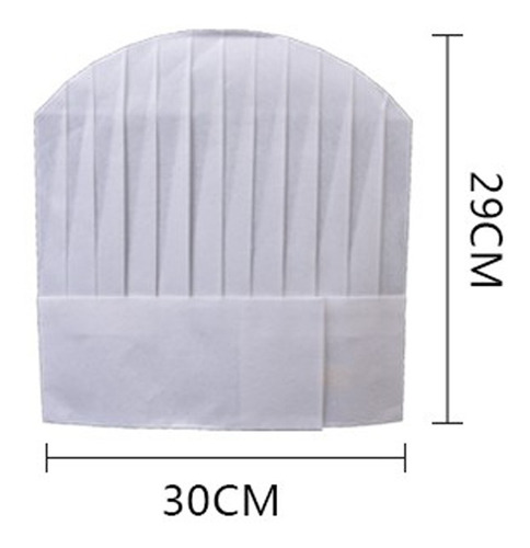 Sombrero De Chef Gorra Cocinero Ropa Restaurante