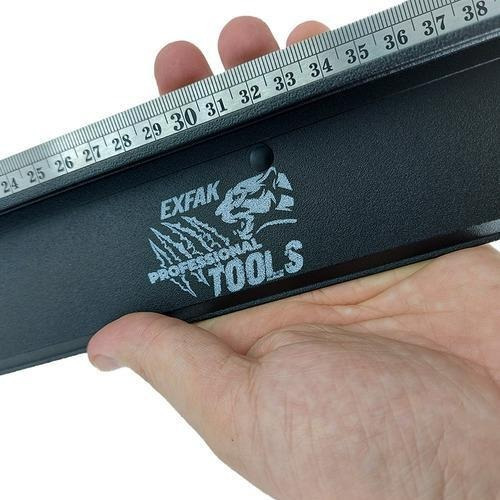 Régua De Aço Com Proteção 100cm Exfak 50-8000n Envelopamento